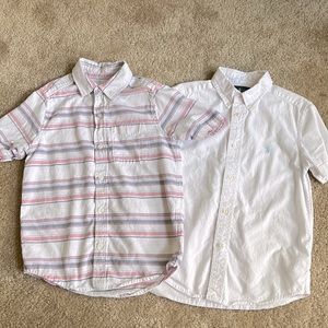 Boys 7 button up shirt